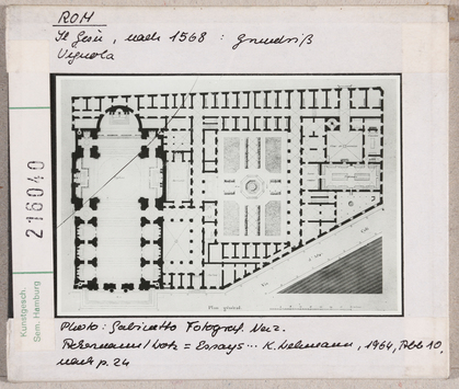 Vorschaubild Rom: Il Gesù, Grundriss. Vignola 